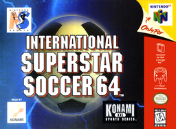 Jikkyou World Soccer 3 box art for Nintendo 64